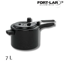 Panela De Pressao 7 Litros Fortlar Colorida A - Preto - Visão 3