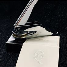 Custom Your Wedding Embosser, Napkin Embosser, Envelope And Invitation Embosser, Personalized Embosser Stamp, Custom Embosser Stamp, Personalized Wedding Embosser, Initials Embosser, Paper Embosser, Monogram Embosser Personalized Initials Embosser Stamp, Monogram Embosser - Silver - View 8