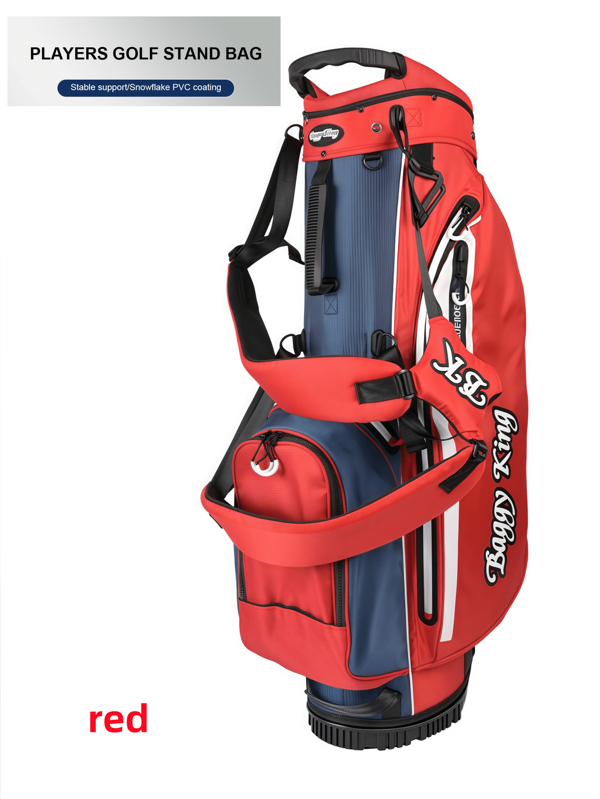 Leichter und praktischer Golfballhalter - Tasche mit PU-Lederbeschichtung [kratzfestes Design] | Faltbares Design für einfaches Reisen mit stabilisierender Basis (Blau/Grau/Rot/Dunkelrot) zur Auswahl. (Muttertags-/Vatertags-Geschenk)
