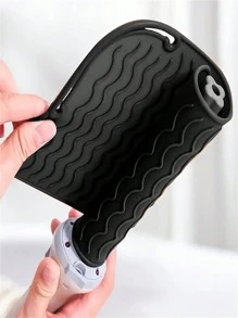 Portable Silicone Heat-Resistant Pad, Straightener, Curling Iron Insulation Pad, Anti Slip And Heat-Resistant Pad, Travel Styling Tool For Travel Dressing Table, Travel Case For Hairdressing Tools - Heat-Resistant Pad, Straightener Pad, And Curling Iron Sleeve