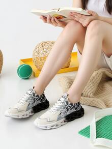 女士休闲运动透气网眼防滑鞋底时尚运动鞋，适合户外、室内、运动、跑步、健身、旅行，可作为情人节礼物