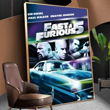 WB 1/10PCS Frameless Fast And Furious Classic Vintage Vintage Posters Sticky Retro Room Bar Cafe Kawaii Room Decor Wall Art Batman Decor Wallpaper