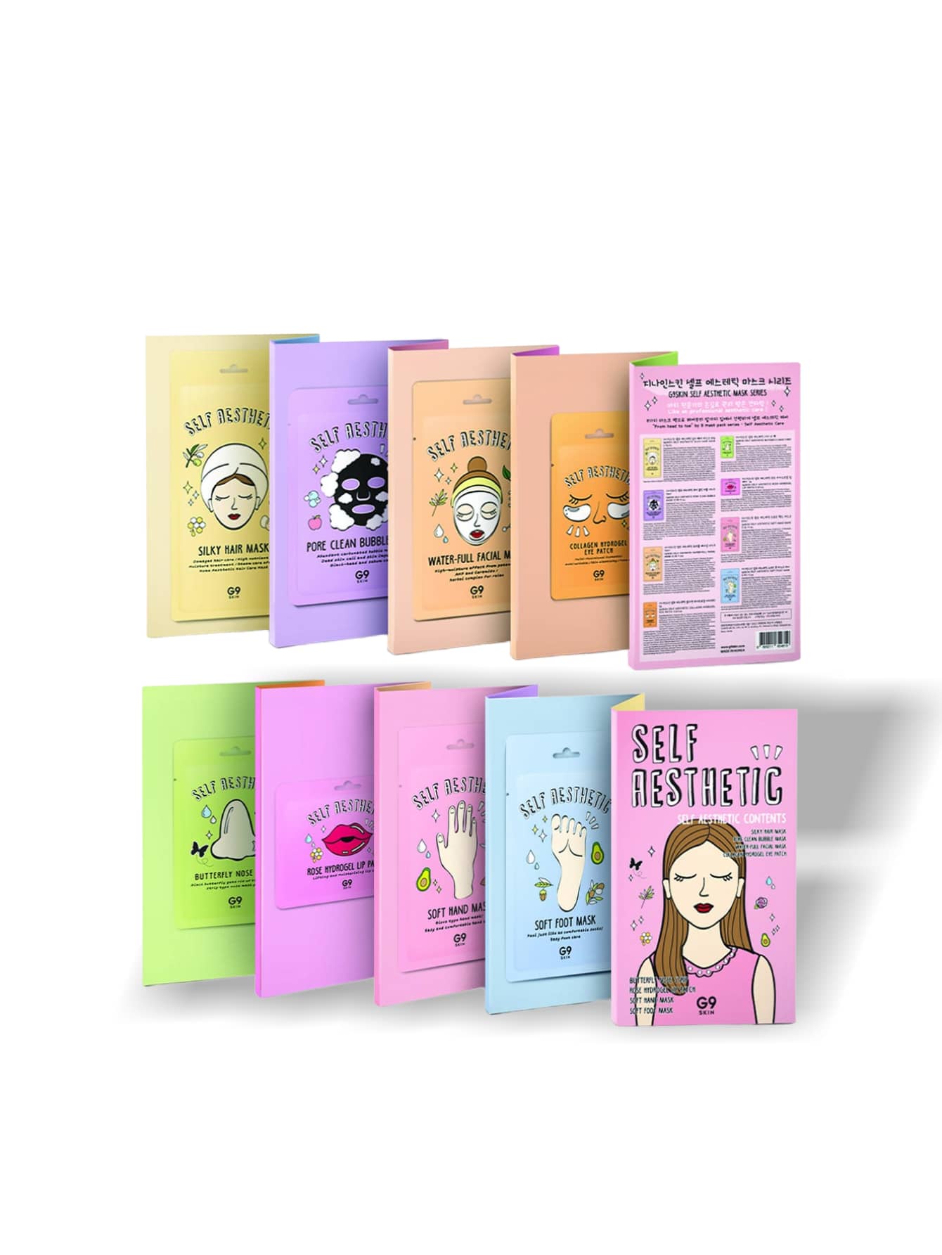 G9SKIN SELF AESTHETIC MAGAZINE - Minimalist Practical Multifunctional - Pink - View 1