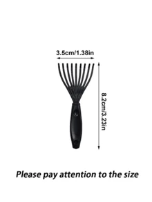 1pc Portable Heart-Shaped Foldable Air Cushion Mirror Comb. - Multicolor - View 6