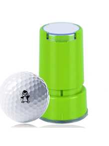 Ulepszone, grube stemple z tworzywa ABS do piłek golfowych, wielokrotnego użytku markery do piłek golfowych, akcesoria golfowe z samotuszującymi i szybkoschnącymi stemplami zapewniającymi wyraźne, trwałe nadruki