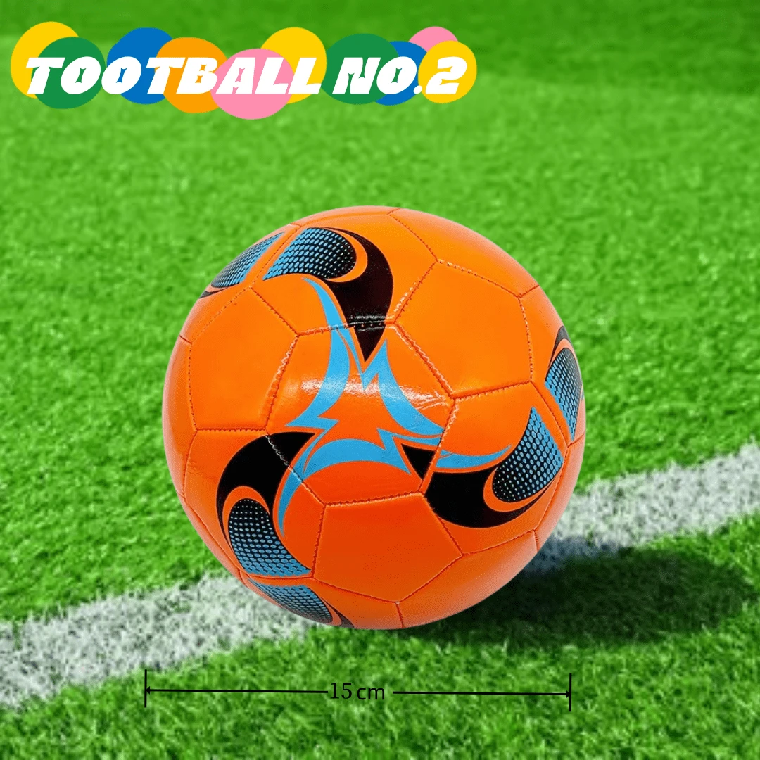 Size 2 Fashionable Colorful Soccer Ball, Suitable For Outdoor Sports - Orange - View 1