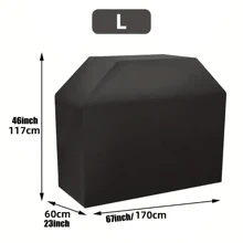 8 Sizes Weber Grill Cover Dustproof & Waterproof Heavy Duty Bbq Cover, Black For School,Office,Household,Travel,Bag,Organizer,Storage