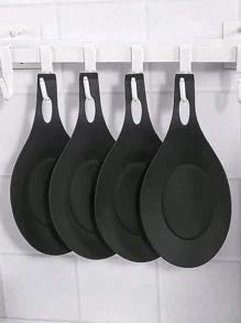 1 Stück/3 Stück Löffelunterlage, leicht zu reinigende TPE Küchen-Utensilien-Unterlage, Silikon Löffelunterlage, isolierte Löffelunterlage, Geschmacksschalen-Unterlage, Löffelhalter für das Restaurant