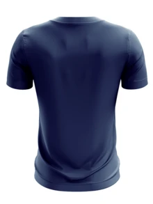 Kit 2 Camiseta Dry Fit Lisa Casual  Tecido Premium Proteção Uv - Azul - Visão 4