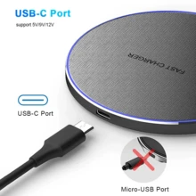 无线充电板兼容 Galaxy S24 S23 S22 USB C 快速无线感应充电站兼容 16 15 14 13 12 ProMax Nan - 多色 - 查看 8