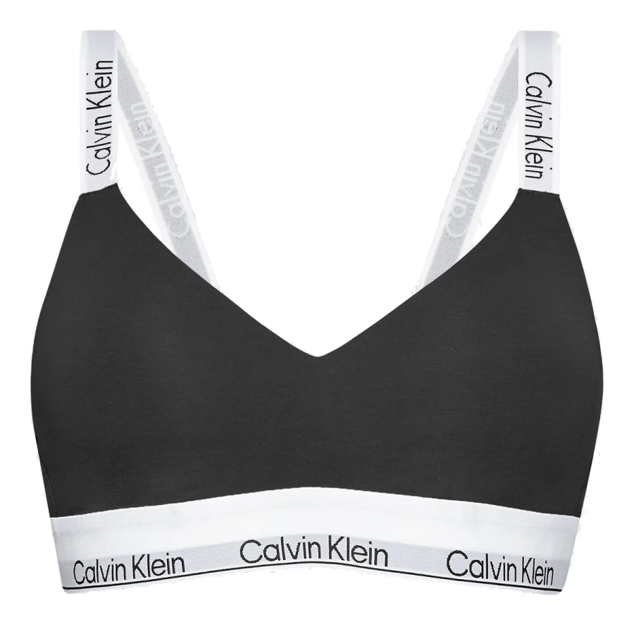 Calvin Klein LGHTLY LINED BRALETTE - Black - View 1