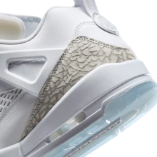 Jordan Zapatos de baloncesto retro de caña baja resistentes al desgaste y antideslizantes Spizike Low All-Match para hombres, color blanco FQ1759-103