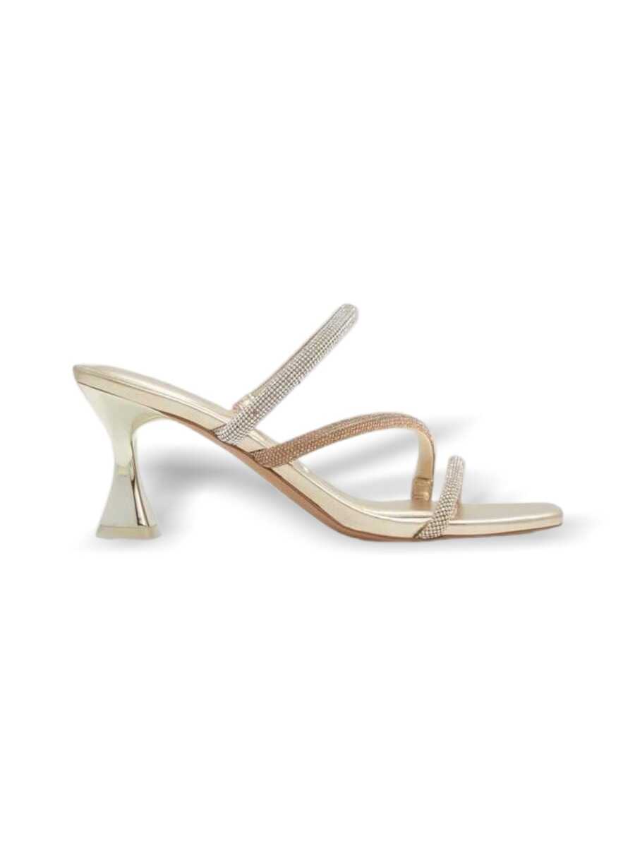 aldo JEWELLA GOLD Women Slides, Simplified & Practical Multifunctional - Gold - View 1