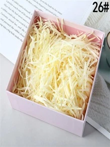 1 paquete de 50g, Papel picado de colores tipo raffia para rellenar cajas de regalo DIY, envoltorios de regalos de boda, San Valentín, Pascua y decoraciones de fiestas de cumpleaños