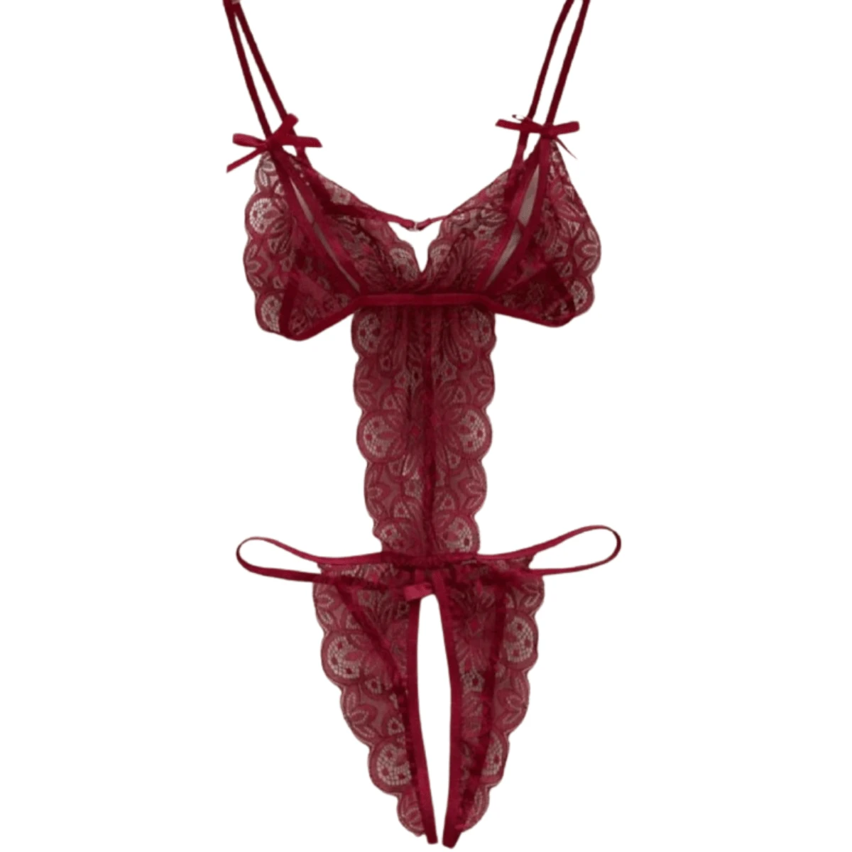 Plus Size Sexy Lingerie - Đỏ - Xem 1