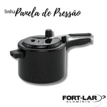Panela De Pressao 7 Litros Fortlar Colorida A - Preto - Visão 4