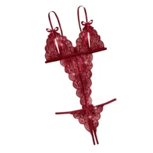 Plus Size Sexy Lingerie - Đỏ - Xem 2