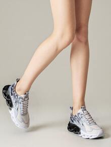 女士休闲运动透气网眼防滑鞋底时尚运动鞋，适合户外、室内、运动、跑步、健身、旅行，可作为情人节礼物