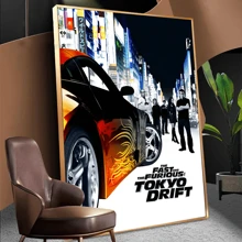 WB 1/10PCS Frameless Fast And Furious Classic Vintage Vintage Posters Sticky Retro Room Bar Cafe Kawaii Room Decor Wall Art Batman Decor Wallpaper
