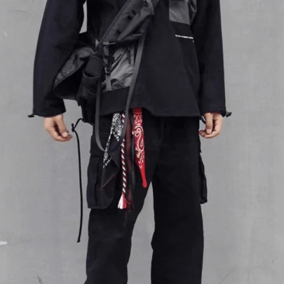 1 chiếc dây chuyền thắt lưng Bandana họa tiết hoa hạt điều Hiphop dành cho nam và nữ, mặt dây chuyền quần phong cách đường phố, phụ kiện quà tặng Ngày của cha, trang sức trở lại trường học, phụ kiện Y2k, dây chuyền nam Goth, phụ kiện quần jean, trang sức Gothic, phụ kiện Halloween Punk