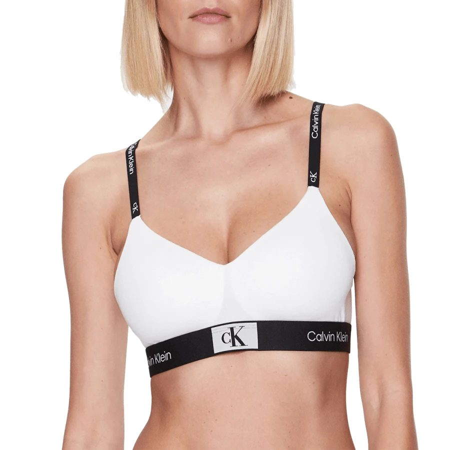 Calvin Klein LGHT LINED BRALETTE - White - View 1