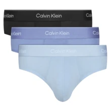 Calvin Klein HIP BRIEF 3PK - Black, Light Blue, Turquoise - View 1