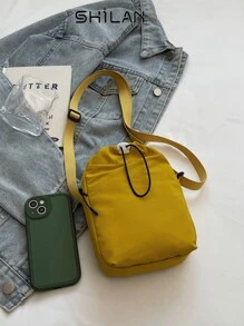 Ladies' Backpack Suitable For Middle School, High School, And College Girls. Also Ideal For Teen Boys And Girls. Features A Convenient Drawstring Closure, Can Be Carried By Hand Or Worn Crossbody.