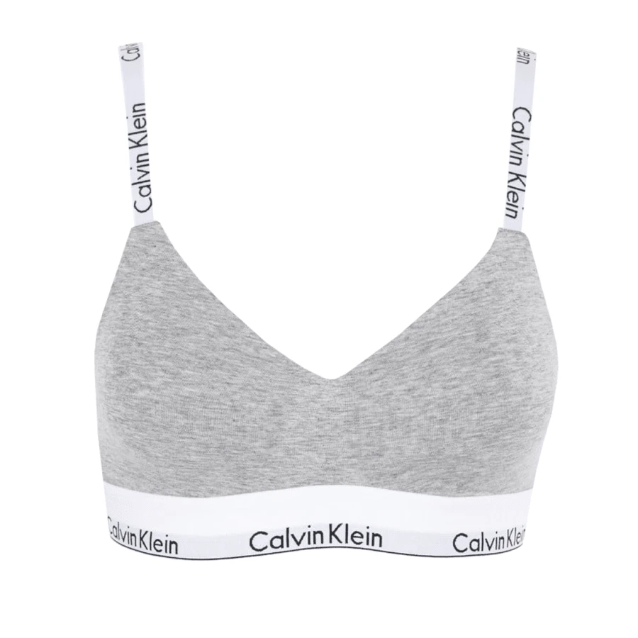 Calvin Klein LGHTLY LINED BRALETTE - Grey heather - View 1