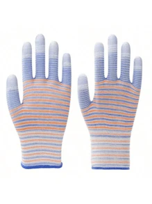5 Pairs Breathable Gardening Gloves - Anti-Slip Design, Abrasion Resistant, Fatigue Resistant Work Gloves For Digging, Planting And Weeding