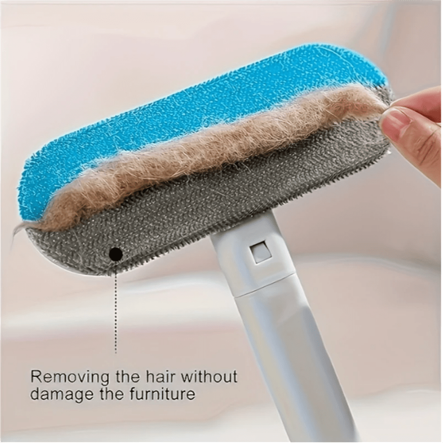 1pc Reusable Multifunctional Lint Remover Brush, Cleans Pet Hair, Dust & Fuzz Without Scattering, Cleaning Tool For Windows, Furniture, Bed And Sofa Dog/Cat Fur