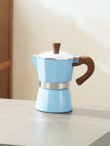 Aluminum Moka Pot Coffee Espresso Moka Coffee Maker Moka Pot For Coffee Lover Color Aluminum Moka Pot Stovetop Italian Coffee Maker Espresso Mocha Pot For Coffee Lover New Creative Italian Style Percolator Tool, Aluminum Moka Pot Espresso Moka Coffee Maker Moka Pots For Coffee Aluminum Moka Pot Coffee Espresso Cup Coffee Maker With Wooden Handle - Multicolor - View 26