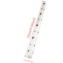 1 Box With 2 Pieces, 25cm Printed Long Candles - Perfect For Valentine's Day In The European And American Markets. Adorned With Hearts, Ideal For Romantic Candlelight Dinners, Weddings And Festivals. Decorative Scented Candles, Cute Soy Candles In A Set. Best Friend Gifts, Gift For Women, Winter Gift, Candle For Home Decoration - Multicolor - View 3