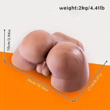 Poupée réaliste de sexe masculin de 2,5 kg pour la masturbation homosexuelle masculine avec vagin réaliste, testicules et anus. Jouet sexuel masculin pour la masturbation.
