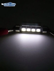 GLANBERT 42/24/14pcs Pack LED Car Interior Lights T10 T5 1156 6000K SMD LED White Interior Light Bulbs Replacement License Plate Reading Light Bulb - White - View 10