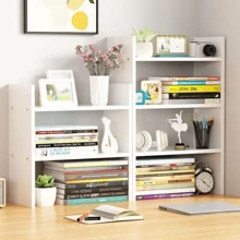 1pc 2/3 Tier Desktop Storage Rack, Simple Book Shelf For Bedroom, Study Room, Dorm, Suitable For Storing Stationery, Alarm Clock, Plants, Cosmetics, Kitchen Spice Rack