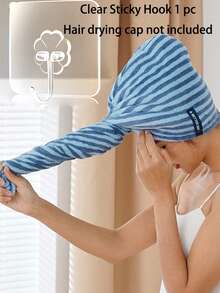 Coral Velvet Women's Hair Dryer Cap, Super Absorbent, Soft, Fashionable Headband For Quick Blow Drying Hair Dryer Cap Coral Velvet Breathable Absorbent Cute Shower Cap Microfiber Thickened Drying Towel Quick Drying Multiple Colors To Choose From Shower Towels For Beauty Salon, Hotel Sports,Home Essentials, Towel, Skin Care