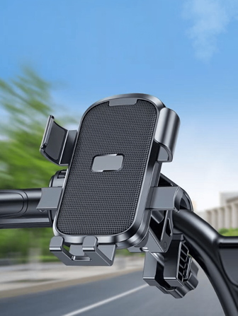 1 Support de téléphone portable pour véhicule électrique, support de navigation pour moto, vélo électrique, poussette de livraison antichoc, support de vélo avec crochet compatible avec , téléphone Android. Cadeau d'anniversaire, famille, amis pour accessoires extérieurs de vélo et de moto électrique, support de téléphone pour vélo