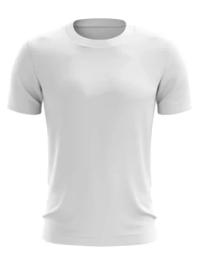 Kit 4 Men's Dry Fit T-Shirts Polyester Premium Mesh UV Protection Running Training - Xanh hoàng gia/Xám/Trắng/Xanh - Xem 5