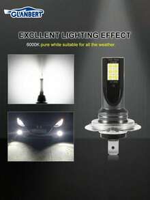 GLANBERT 2pcs Auto Fog Light New CSP Chips H4  H11 9005 9006 HB4 Car LED Fog Lights Headlight Bulbs Cars Lighting 6000K 8000K