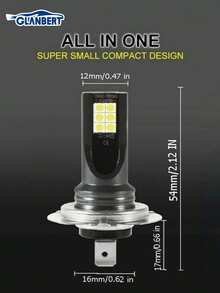 GLANBERT 2pcs Auto Fog Light New CSP Chips H4  H11 9005 9006 HB4 Car LED Fog Lights Headlight Bulbs Cars Lighting 6000K 8000K