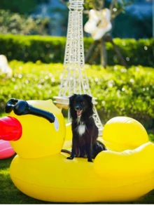 Große Gummi-Enten Schwimmringe für Erwachsene 52" riesige aufblasbare Enten für Jeeps, Lustige Pool Schwimmringe, aufblasbare riesige Gummi-Enten Schwimmhilfe - Verschiedenfarbig - Übersicht 8