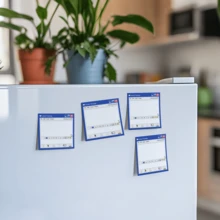 4 件即时消息便签 3x3 英寸 50 张即时消息便签粘性即时消息便签适用于学校办公室家庭用品学生教师礼物、学校用品、返校