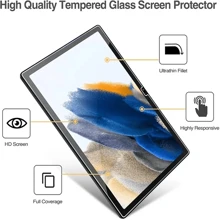 2PCS-9H Reinforced Glass Screen Protectors, Suitable ForSamsung Galaxy Tab - Compatible With Tab FE A8, A7 Lite, A9, A9 Plus, S6, S7, S8, S9, Etc. - Scratch Resistant, High-Definition Protection