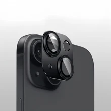 Camera Lens Protector Compatible With Iphone 16pro 15plus 14 13mini 12 11 Pro Max/15 14 13 11 Pro, Armor Camera Screen Protector Accessories, Frosted Surface, More Advanced, Suitable For Protective Case, High-Definition Tempered Glass, Anti- Protection Black Gift For Birthday, Family, Friends Alloy Metal With Tempered Glass Full Cover, Lens Protector, Phone Accessories