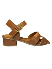 Women's Block Heel Sandals Casual Clogs Elegant Summer - 巧克力棕 - 查看 3