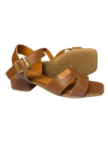 Women's Block Heel Sandals Casual Clogs Elegant Summer - 巧克力棕 - 查看 4