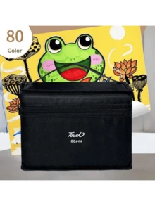 马克笔套装，彩色马克笔，学生绘画学习用品，双头马克笔，适用于绘画、素描、动漫设计、建筑设计、环境艺术设计、服装设计、室内设计等，可混合多种颜色，美术用品。非常适合作为复活节、生日礼物，提供 12/24/30/36/40/48/60/80/100/120/168/204 色套装，返校必备。 - 彩色 - 查看 17