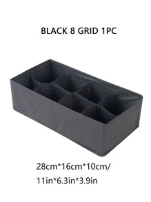 Organizador de calcetines y ropa interior, Divisor de cajón plegable con 6/7/8/24 compartimentos, Cestas divisoras para el armario, Ahorro de espacio para armarios del hogar, Accesorios para el dormitorio, Decoración organizadora, Decoración para fiestas/habitación/hogar/dormitorio, Cajas de almacenamiento, Almacenamiento en el hogar