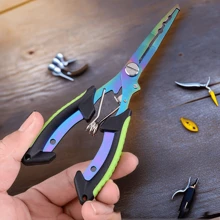 6.3-Inch Fishing Pliers, Stainless Steel Fishing Needle-Nose Pliers, Fishhook Remover, Braided Line Scissors, Cutter, Rust-Proof Fishing Multi-Purpose Tool, Suitable For Saltwater And Freshwater, Outdoor Fishing Supplies