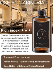 Difusor de fragancia sin llama de alta gama de hotel de 250ml, recambio, reemplazo, fragancia de larga duración - Adecuado para el hogar, dormitorio, sala de estar, baño y diversas ocasiones. Elegante decoración del hogar, accesorio romántico para el dormitorio, desodorante, ambientador. Difusor de fragancia premium para coche, fragancia de larga duración, decoración para coche, difusor de aceites esenciales